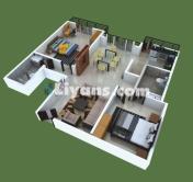 Floor Plan of Luxury, Ready To Move, Independent Flats @ Affordable Price /2bhk,2.5bhk,3bhk/bmrda Approved With Oc