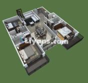 Floor Plan of Luxury, Ready To Move, Independent Flats @ Affordable Price /2bhk,2.5bhk,3bhk/bmrda Approved With Oc
