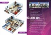 Floor Plan of 1-2 Bhk Affordable Luxury Flat With Modern Amenities