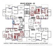Floor Plan of Lavish Apartments In Nyati Ethos Phase 3 In Nibm Road
