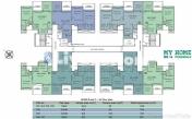 Floor Plan of 2 Bhk Luxurious Apartments In My Homes In Punawale 