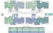 Floor Plan of 2 Bhk Luxurious Apartments In My Homes In Punawale 