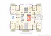 Floor Plan of Book 2.5 Bhk Flats At Lowest Price In Lohegaon 