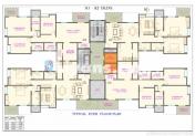 Floor Plan of Book 3 Bhk Flats At Lowest Price In Lohegaon 
