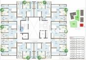 Floor Plan of Lavish 2 Bhk Apartments In Gahunje At Mantra 24 West