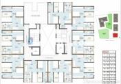 Floor Plan of Lavish 2 Bhk Apartments In Gahunje At Mantra 24 West
