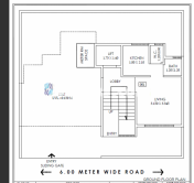 Floor Plan of Studio Apartment In Bal Ganesh
