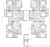 Floor Plan of 2 Bhk Lavish Apartments In Godrej Greens In Undri