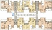 Floor Plan of 1 Bhk Flats In Ravinanda Trinity In Wagholi