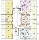 Floor Plan of Adorable 1.5,2 Bhk Flats In Tingre Nagar At 29 Gold Coast By Mantra Properties. 