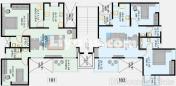 Floor Plan of 2 Bhk Apartments In Baner At Ashwamedh Admira