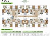 Floor Plan of 2 Bhk Flats In Dhanori At Chesterfield