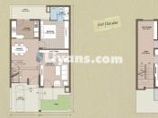 Floor Plan of Mahima City Ville