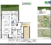 Floor Plan of M3m Golf Estate