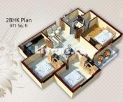Floor Plan of Laxmi Enclave