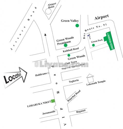 Location Map of Green Residency