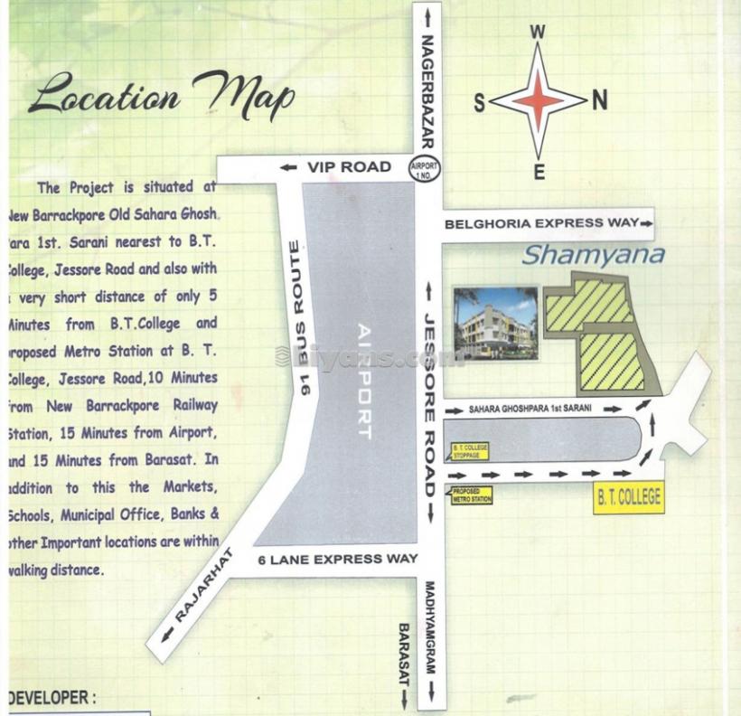 Location Map of Shamyana