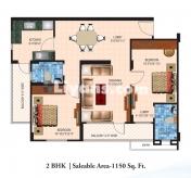 Floor Plan of Anukampa Residency