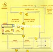 Floor Plan of Ganpati Greens