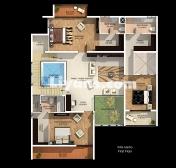 Floor Plan of Mantri Signature Villa