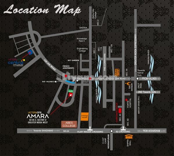 Location Map of Victoryone Amara