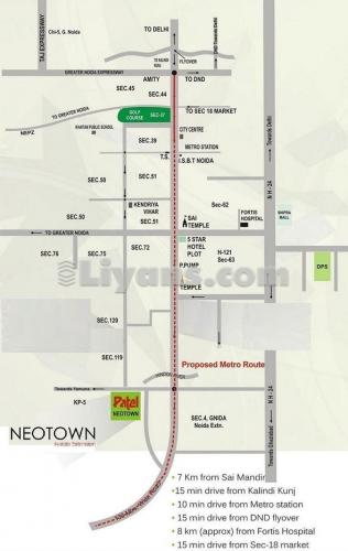 Location Map of Neo Town