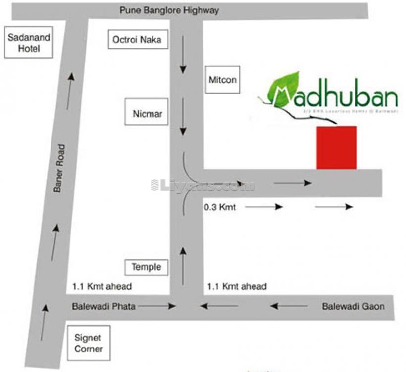 Location Map of Madhuban