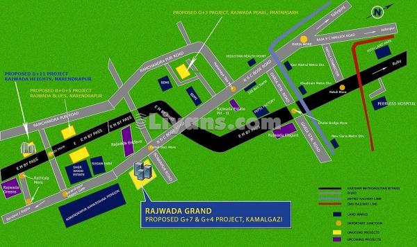Location Map of Rajwada Grand